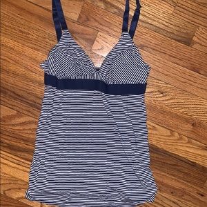 Striped Yoga top